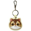Nimmy Zestaw 3w1 torebka na telefon + portfel + etui na lokalizator khaki Big Eyed Pet 2.0 Cat