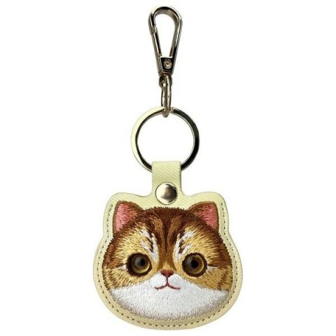 Nimmy Zestaw 3w1 torebka na telefon + portfel + etui na lokalizator khaki Big Eyed Pet 2.0 Cat