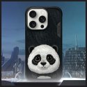 Nimmy etui iPhone 16 Pro 6.3" czarny/black Big Eyed Pet 2.0 Panda