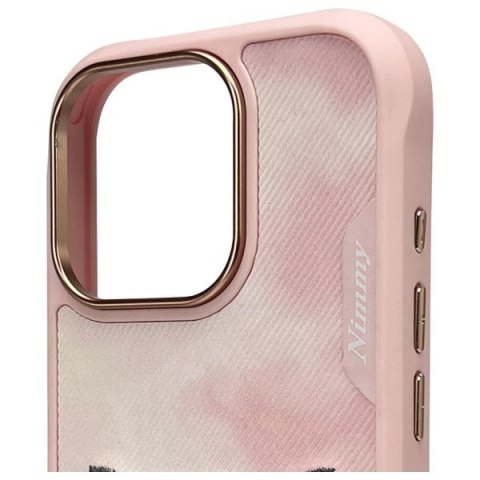 Nimmy etui iPhone 16 Pro Max 6.9" różowy/pink Big Eyed Pet 2.0 Cat