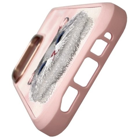 Nimmy etui iPhone 16 Pro Max 6.9" różowy/pink Big Eyed Pet 2.0 Cat