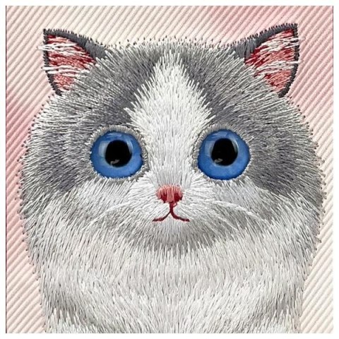 Nimmy etui iPhone 16 Pro Max 6.9" różowy/pink Big Eyed Pet 2.0 Cat