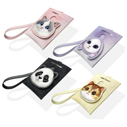 Nimmy portfel na karty czarny/black Big Eyed Pet 2.0 Cat