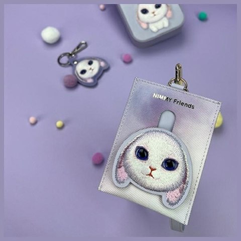 Nimmy portfel na karty fioletowy/purple Big Eyed Pet 2.0 Rabbit