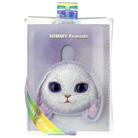 Nimmy portfel na karty fioletowy/purple Big Eyed Pet 2.0 Rabbit