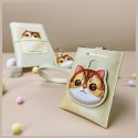 Nimmy portfel na karty khaki Big Eyed Pet 2.0 Cat