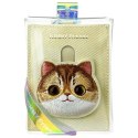 Nimmy portfel na karty khaki Big Eyed Pet 2.0 Cat