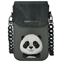 Nimmy torebka na telefon czarny/black Big Eyed Pet 2.0 Panda