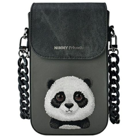 Nimmy torebka na telefon czarny/black Big Eyed Pet 2.0 Panda