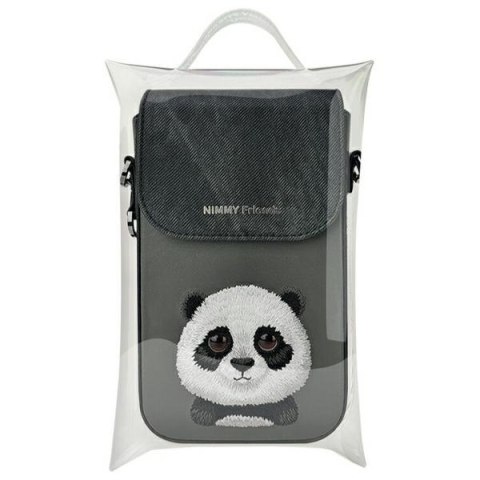 Nimmy torebka na telefon czarny/black Big Eyed Pet 2.0 Panda