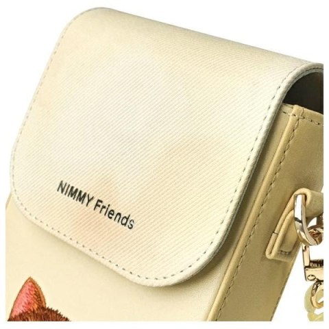 Nimmy torebka na telefon khaki Big Eyed Pet 2.0 Cat