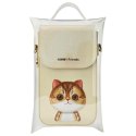 Nimmy torebka na telefon khaki Big Eyed Pet 2.0 Cat