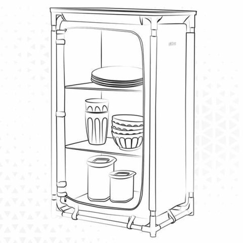Camping Cupboard Aktive Kuchnia 60 x 49 x 106 cm