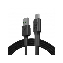 Kabel USB do micro USB Green Cell KABGC20 Czarny 1,2 m