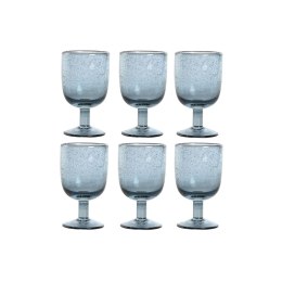 Zestaw kubków Home ESPRIT Niebieski Szkło 300 ml 8 x 8 x 14 cm (6 Sztuk)