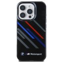 BMW BMHCP16X23HTRAK iPhone 16 Pro Max 6.9" czarny/black hardcase Motorsport IML Random Stripes