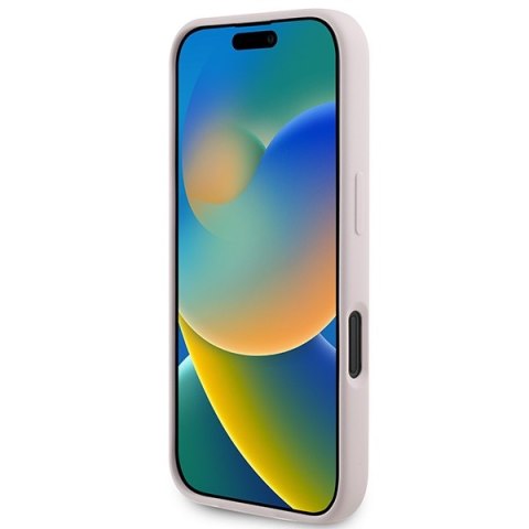 Karl Lagerfeld KLHMP16SSCMKCRHP iPhone16 6.1" różowy/pink hardcase Silicone Karl&Choupette MagSafe