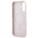 Karl Lagerfeld KLHMP16SSCMKCRHP iPhone16 6.1" różowy/pink hardcase Silicone Karl&Choupette MagSafe