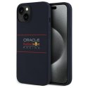 Red Bull RBHMP15S24SIHSRV iPhone 15 6.1" hardcase granatowy/navy Silicone Horizontal Logo MagSafe