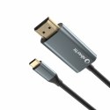 Kabel USB-C na HDMI Silver HT LOGAN Czarny