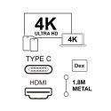 Kabel USB-C na HDMI Silver HT LOGAN Czarny