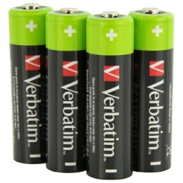 Verbatim Akumulator NiMH AA 2500mAh Premium HR6 4szt czarny/ black 49517