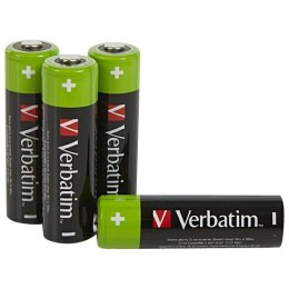 Verbatim Akumulator NiMH AA 2500mAh Premium HR6 4szt czarny/ black 49517