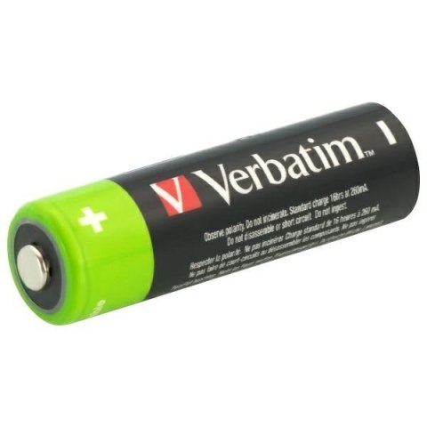 Verbatim Akumulator NiMH AA 2500mAh Premium HR6 4szt czarny/ black 49517