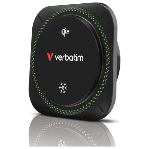 Uchwyt samochodowy z ładowarką bezprzewodową Verbatim n Drive Qi2 15W RGB CND-01 czarny/black 31860