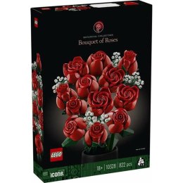 Zestaw do budowania Lego Botanical Collection Bouquet of Roses Wielokolorowy 822 Części