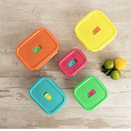 Hermetyczne pudełko na lunch Luminarc Pure Box Holy Dwuowy Szkło 1,22 L (6 Sztuk)