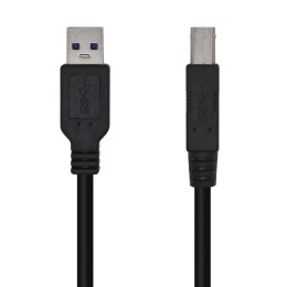 Kabel USB Aisens Czarny 2 m (1 Sztuk)