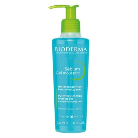 Żel Czyszczący do Twarzy Bioderma Sebium Moussant