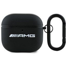 AMG AMA4SLWK AirPods 4 cover czarny/black Leather White Logo