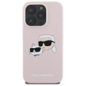 Karl Lagerfeld KLHMP16XSKCHPPLP iPhone16 Pro Max 6.9" różowy/pink hardcase Silicone Double Heads Print MagSafe