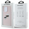 Karl Lagerfeld KLHMP16XSKCHPPLP iPhone16 Pro Max 6.9" różowy/pink hardcase Silicone Double Heads Print MagSafe