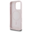 Karl Lagerfeld KLHMP16LSKCHPPLP iPhone16 Pro 6.3" różowy/pink hardcase Silicone Double Heads Print MagSafe