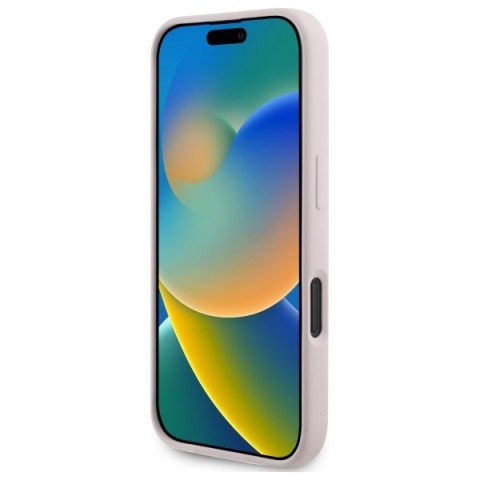 Karl Lagerfeld KLHMP16SSKCHPPLP iPhone16 6.1" różowy/pink hardcase Silicone Double Heads Print MagSafe