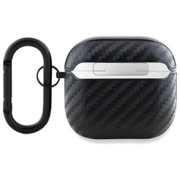 BMW BMA4CMPUCA AirPods 4 cover czarny/black PU Carbon M Collection