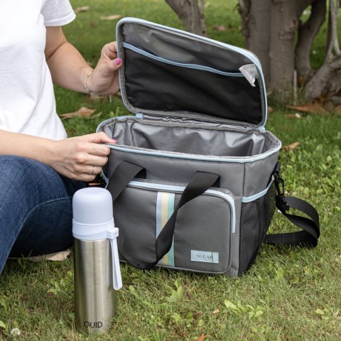 Torba termiczna Quid Sugar Pudełko na drugie śniadanie 15 L 28 x 22 x 26 cm Szary