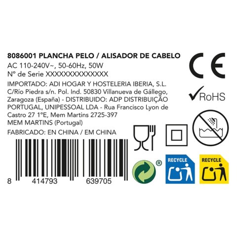 Prostownica Dcook Gallery Biały 50 W