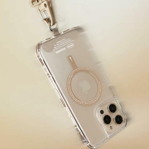 Skinarma etui Saido iPhone 16 Pro 6.3" Magnetic Charging szampański/champagne