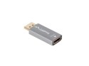 Adapter Displayport(M)- HDMI(F)8K srebrny