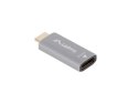 Adapter HDMI(M)-Displayport(F)4K srebrny