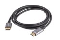 Kabel Displayport(M)-HDMI(M)1.8M 4K czarno-srebrny