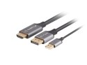 Kabel HDMI(M)-Displaypor(M) 1.8M 4K czarny