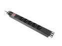 Listwa zasilająca rack PDU 19 cali 1U 16A 5x230V 2m czarna C14