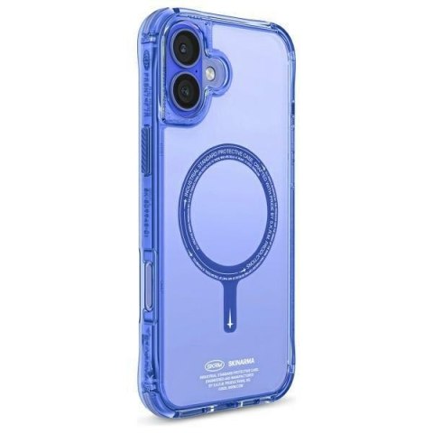 Skinarma etui Saido iPhone 16 6.1" Magnetic Charging niebieski/blue