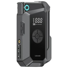 USAMS Jumpstarter Powerbank 8000mAh + wbudowana latarka czarny/black ZB287