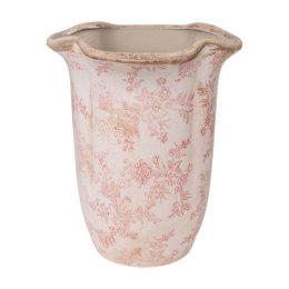 Wazon Romimex Beżowy Różowy Porcelana 24 x 29 x 24 cm